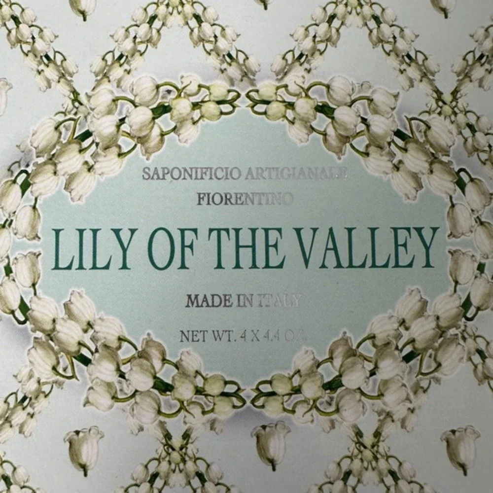 Saponificio Artigianale Fiorentino Lily of the‎ Valley 4 Soaps - Made in Italy